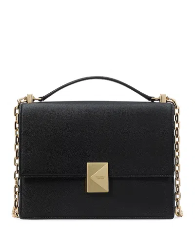 KATE SPADE KATE SPADE NEW YORK DECO PEBBLED LEATHER SMALL CHAIN SHOULDER BAG