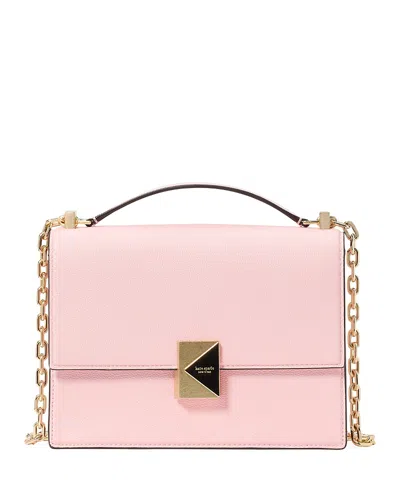 KATE SPADE KATE SPADE NEW YORK DECO PEBBLED LEATHER SMALL CHAIN SHOULDER BAG