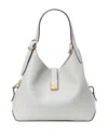 Shop Kate Spade New York Deco Pebbled Leather Small Crossbody Tote In Stone Path