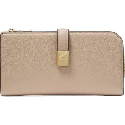Kate Spade New York Deco Pebbled Leather Zip Wallet