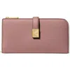 Kate Spade New York Deco Pebbled Leather Zip Wallet In Burgundy