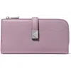 Kate Spade New York Deco Pebbled Leather Zip Wallet In Purple
