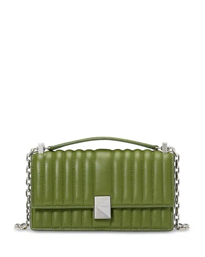 Kate Spade New York Deco Quilted Leather Mini Flap Chain Crossbody