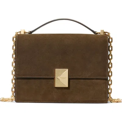 Kate Spade New York Deco Suede Convertible Chain Shoulder Bag
