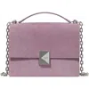 Kate Spade New York Deco Suede Convertible Chain Shoulder Bag In Burgundy