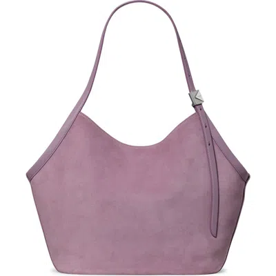 Kate Spade New York Deco Suede Tulip Tote In Pink