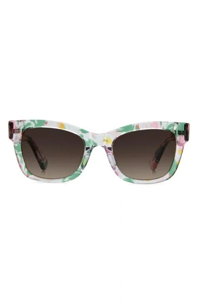 Kate Spade New York Dee 51mm Gradient Square Sunglasses In Multi