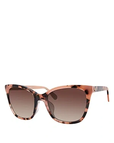 Kate Spade New York Desi Rectangular Sunglasses, 55mm In Multi