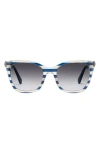 Kate Spade New York Desis 55mm Cat Eye Sunglasses In Neutral