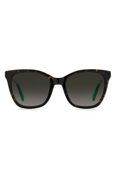 Kate Spade New York Desis 55mm Cat Eye Sunglasses In Brown