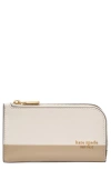 Kate Spade New York Devin Colorblock Saffiano Leather Bifold Wallet In Timeless Taupe