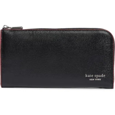Kate Spade New York Devin Glitter Zip Wallet In Multi