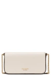 Kate Spade New York Devin Leather Chain Strap Crossbody Bag In Timeless Taupe Multi