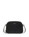 Kate Spade New York Devin Saffiano Leather Double Crossbody Bag In Black