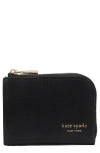 Kate Spade New York Devin Saffiano Leather Card Case In Black
