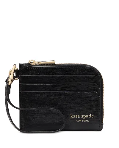 KATE SPADE KATE SPADE NEW YORK DEVIN SAFFIANO LEATHER COIN CARD CASE WRISTLET