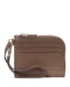 Kate Spade Devin Saffiano Leather Coin Card Case Wristlet In Incense