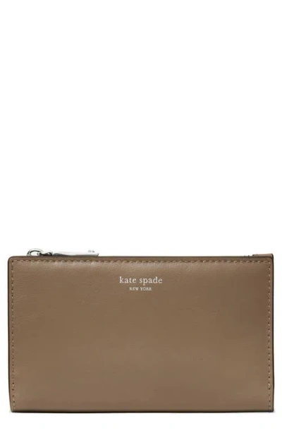Kate Spade New York Devin Smooth Leather Wallet In Driftwood