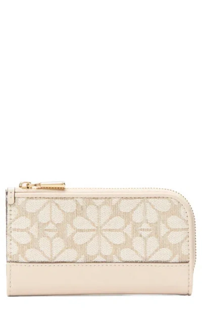 Kate Spade New York Devin Spade Floral Jacquard Bifold Wallet In Multi