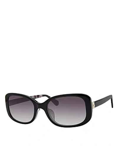 Kate Spade New York Dionna Rectangular Sunglasses, 52mm In Black