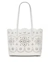 Kate Spade New York Do It All Spade Flower Perforated Fine Grain Leather Large Tote