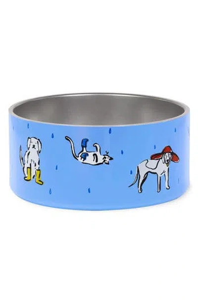 Kate Spade New York Dog Bowl In Blue