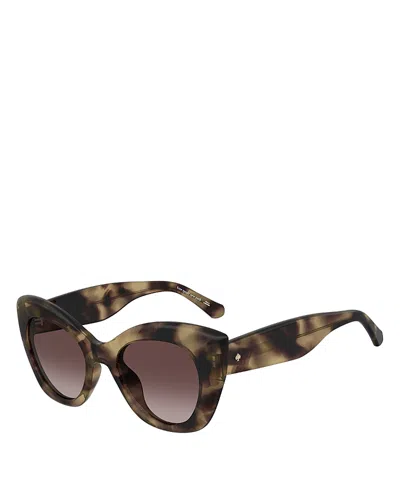 KATE SPADE KATE SPADE NEW YORK DOMINICA CAT EYE SUNGLASSES, 50MM