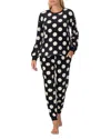 Kate Spade New York Dot Print Long Pajama Set In Multi