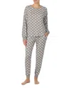 Kate Spade New York Print Pajamas In Gray Dot