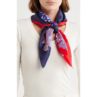 Kate Spade New York Dotty Floral Silk Scarf