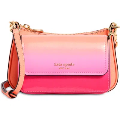 Kate Spade New York Double Up Ombré Saffiano Leather Crossbody Bag