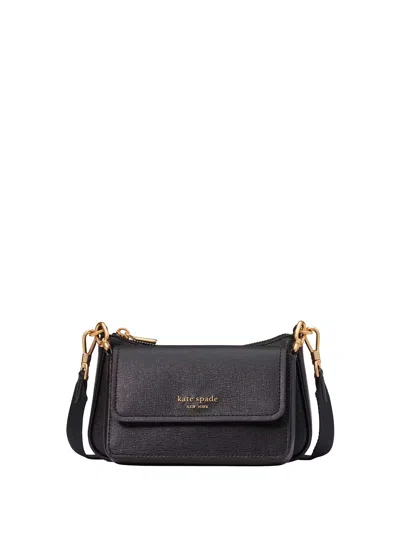 Kate Spade New York Double Up Saffiano Leather Shoulder Bag In Multi