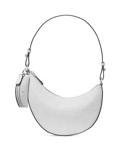 Kate Spade New York Duo Mini Leather Shoulder Bag In White