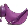 Kate Spade New York Duo Pebble Leather Crossbody Bag In Purple