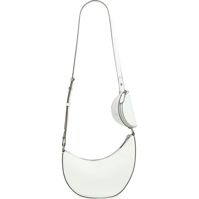 Kate Spade New York Duo Pebble Leather Crossbody Bag In White