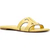 Kate Spade New York Duo Smooth Leather Slide Sandal In Yuzu Jam