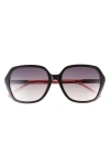 Kate Spade New York Ellery 57mm Square Sunglasses