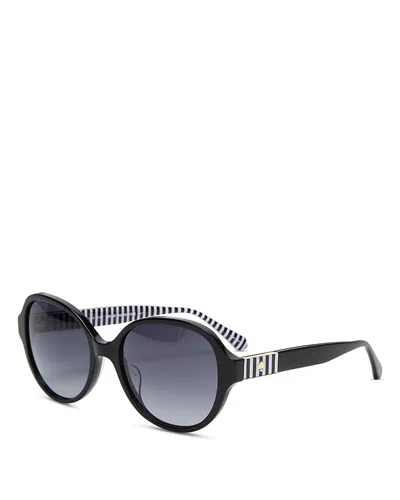 KATE SPADE KATE SPADE NEW YORK EMALIE OVAL SUNGLASSES, 56MM