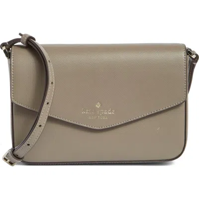 Kate Spade New York Envelope Flap Leather Crossbody Bag In Neutral