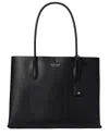 Kate Spade New York Eva Large Leather Tote In Black
