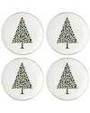 Kate Spade New York Evergreen 4pc Accent Plates