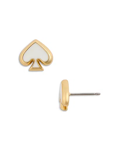 Kate Spade New York Everyday Spade Enamel Stud Earrings In Gold
