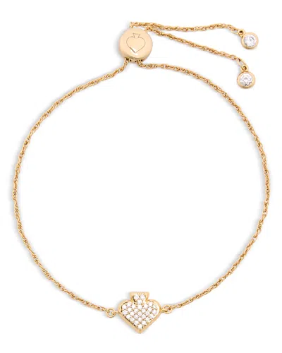 Kate Spade New York Everyday Spade Pave Slider Bracelet In Gold