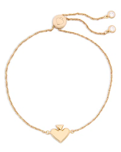Kate Spade New York Everyday Spade Slider Bracelet In Gold