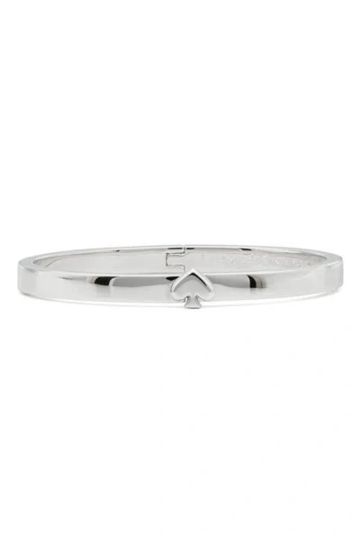 Kate Spade New York Everyday Spade Slim Bangle Bracelet In White