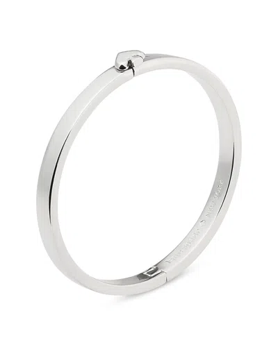 Kate Spade New York Everyday Spade Thin Bangle Bracelet In Gray
