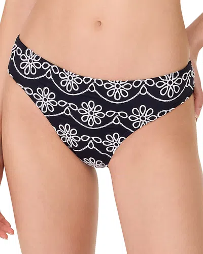 Kate Spade New York Eyelet High Cut Bottom In Black