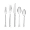 Kate Spade Fair Harbor 45-piece Flatware Service In Silver