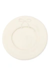 Kate Spade New York Faux Pearl Bow Beret In Neutral