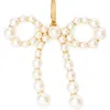 Kate Spade New York One In A Million Imitation Pearl Bow Charm In White